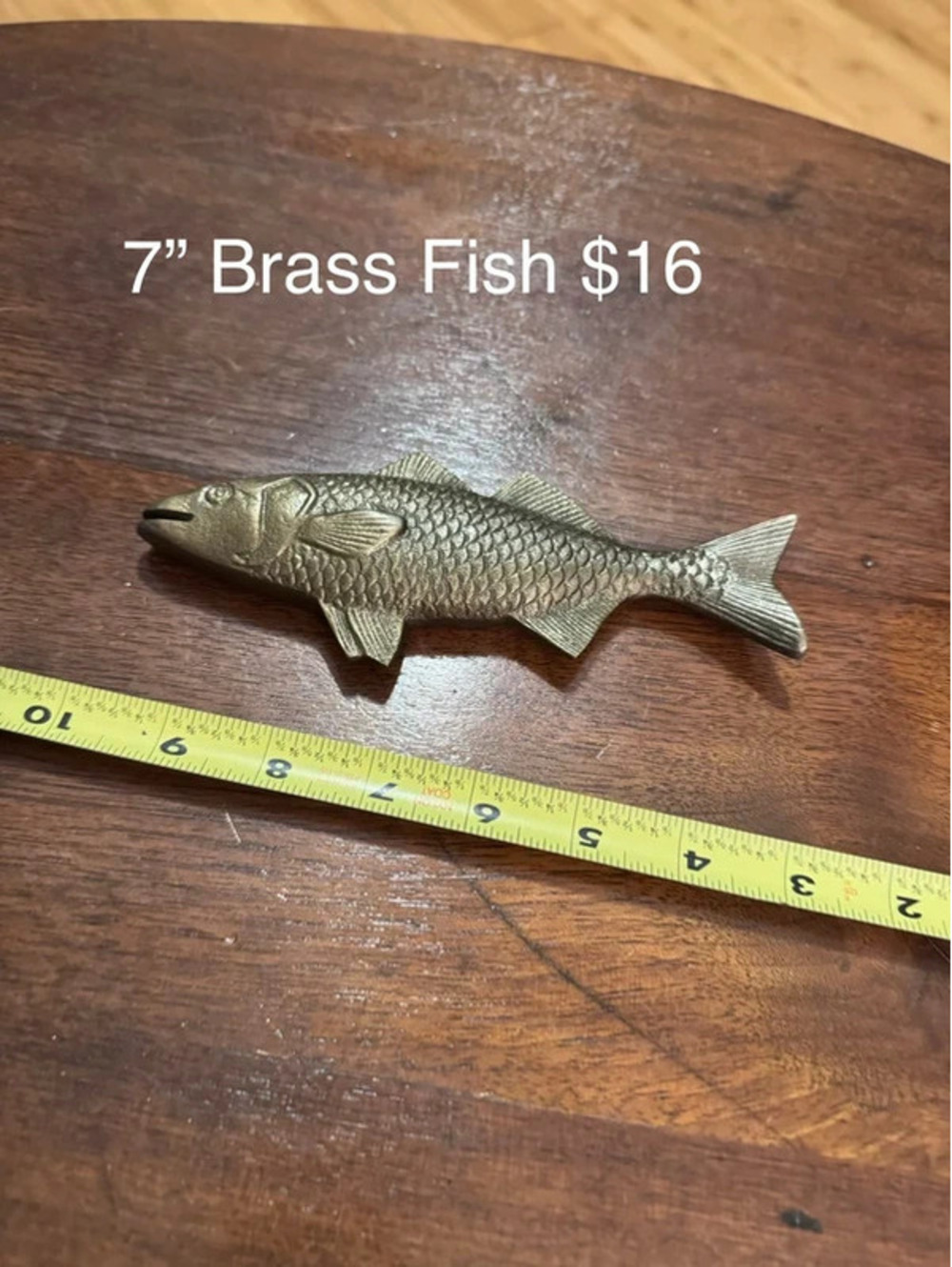 7” Brass Fish